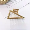Pinza de Metal Grande Estilo de Alta Gama Pinza de Tiburón para Moño Accesorios para el Cabello Pinza de Cabello Versátil con Temperamento Estilo Coreano Accesorios para el Cabello de Celebridad de Internet Pinza de Garra