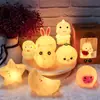 Juguete Luminoso de Dibujos Animados Puesto de Mercado Nocturno Anillo Celebridad de Internet Atmósfera Luz Nocturna Regalo Creativo para Niños Luz Nocturna en stock