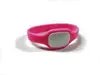 Sensor IC banda de muñeca de silicona etiqueta de número impresa para sauna banda de muñeca para gimnasio hotel KTV baño tarjeta de pulsera