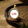 Mini Colgante Thangka Pintado a Mano con Ojos de la Fortuna de Cinco Vías, Patrón Personalizable, Joyería Unisex, Colgante Pequeño de Estilo Étnico