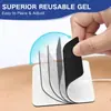 Venta Directa de Fábrica Almohadillas de Electrodo para Fisioterapia Dispositivo de Electroterapia Parches Autoadhesivos Parches de Electrodo No Tejidos con Pin de Cable Tipo Pin Adhesivo