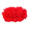 Novo tecido de chiffon feito à mão flor DIY acessórios de cabelo combinação de botão de flor tridimensional acessórios de joias decorativas para sapatos e chapéus