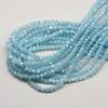 Cuentas de cristal de color AB plateado de 4 mm para joyería DIY accesorios de borla accesorios de ropa cuentas sueltas venta al por mayor directa