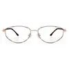 Óculos Cat-Eye Tartaruga Retrô para Mulheres Armação Lisa de TR para Rostos Quadrados e Redondos 97005F Versão Coreana Armação de Óculos Ópticos para Miopia