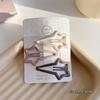 Horquilla de Pelo Estrella de Color Mujer Niños Bebé Horquilla Estrella de Cinco Puntas Joyería Dopamina Clip Pequeño Adorno para la Cabeza Clip bb Clip
