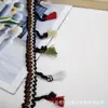 En Stock Cepillos de Escoba Coloridos de Poliéster Multicolor, Borlas Clásicas de Cinta, Ribete de Encaje, Accesorios para Ropa, Adornos Decorativos