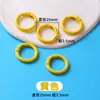 Anillo Abierto de Cierre de Primavera Pintado de Colores Accesorios para Joyería DIY Llavero Cadena para Teléfono Colgador de Bolso Anillo de Resorte
