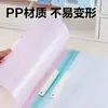 Carpeta de Archivo Deli Giratoria de Apertura Lateral de PP, Carpeta Plegable Transparente para Papel A4, Carpeta para Exámenes de Estudiante A5, Carpeta para Informes A3