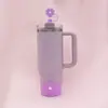 Cubierta Popular Transfronteriza de Silicona para Taza Térmica Tapa Inferior de Silicona para Vaso de Agua Stanley Cubierta Protectora de Silicona con Lazo Venta al por mayor en stock