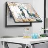 Caja de medidor eléctrico pintura decorativa se puede empujar y tirar superficie de porcelana de cristal caja eléctrica débil pintura de blindaje ciervo de lujo ligero caja de distribución de aleación de aluminio pintura colgante