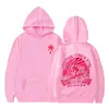 Sudadera Infantil Estampada QEEAN BEACH WILD WAVE 1971 Otoño Invierno Holgada para Niños y Niñas