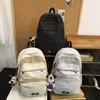 Mochila Impermeable Simple de Gran Capacidad Nueva Portátil para Ocio Vacaciones Viaje Bolsa Escolar para Estudiante de Secundaria Campus