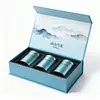 Estilo Chinês Huangshan Maofeng Chá da Primavera Caixa de Presente de Chá de Alta Qualidade Caixa Vazia Caixa de Chá de Papelão de Alta Qualidade com Relevo e Estampagem Dourada Personalização