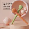 Dispositivo de Cuidado de la Salud con Golpeteo en Meridianos Florales, Palo de Masaje con Golpeteo, Tablero Universal de Golpeteo para Todo el Cuerpo, Martillo de Salud, Ocho Ventosas de Golpeteo