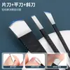 Set de pedicura de tres piezas de acero inoxidable para uso doméstico, para eliminar piel muerta, callosidades y espinas en los pies, juego de herramientas portátil