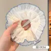 Scrunchie com vibe feminina, elástico de cabelo coreano fofo, acessório de cabelo estilo preguiçoso oversized, faixa de cabelo para coque