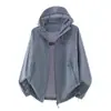 26801 Ropa de Protección Solar, Ligera Estilo Montaña Como Hielo Ropa con Capucha de Protección Solar para Pareja al Aire Libre Senderismo Ropa Transpirable de Protección de la Piel para Mujer
