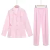 Traje de Hospital Cuello Camisero Manga Larga Ropa de Trabajo Cuidado Médico Experimental Traje Ajustado Cuello de Camisa Uniforme de Enfermera Traje Dividido