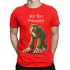 Camiseta Hipster Brr Brr Patapim Cerebro Podrido Italiano Hombre Algodón Redondo