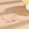 Pulsera del Zodiaco Doce Signos femenina moda nacional año del zodiaco año del dragón pulsera estilo ins Pulsera Estrella Luna Oro Rosa regalo para amigas