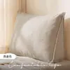 Cojín de cabecera de color sólido estilo minimalista moderno con funda interior extraíble y lavable, adecuado para camas individuales o dobles de dormitorio, con cojín de soporte lumbar