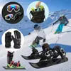 Portátil transfronterizo deportes de esquí al aire libre zapatos de esquí para mujer esquí niños soporte de doble tabla herramienta para jugar en la nieve