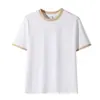 Camisetas Personalizadas con Cuello Redondo, Mangas Cortas, Algodón Puro, Hombros Caídos, Algodón Peinado, Peso Pesado, Corte Holgado, Camisetas Culturales, Camisetas de Bloques de Color, Impresión de Logo Personalizado