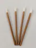 Pincel de Labios Desechable Flocado del Fabricante, Cabezal de Repuesto Portátil para Pincel de Brillo de Labios, Pincel para Brillo de Labios, Pincel de Maquillaje con Mango Sólido