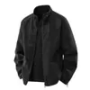 Nuevo Producto 2025 Nueva Chaqueta para Hombre Chaqueta de Cuero Versátil Guapo Ajustada Chaqueta de Cuero Top para Hombre Resistente al Viento Descanso