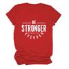 Camiseta para mujer con estampado "Sé más fuerte que tus excusas" de Amazon Cross-border Independent Station