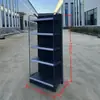 Estantería de exhibición para supermercados para tiendas de conveniencia, tiendas pequeñas, tiendas de snacks, papelerías, tiendas de artículos de pesca, estantería de almacenamiento de combinación de múltiples niveles de un solo y doble lado