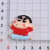Pequenos Acessórios de Resina do Shin-Chan Desenho Animado Cola de Creme DIY Ímãs de Geladeira Presilhas de Cabelo Copo de Água Adesivos de Papelaria Atacado