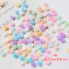 Flores Mini de Resina Estéreo 3D 6-8mm Pacote Misto Acessórios DIY Arte de Unhas Cola Cremosa Materiais para Fazer Capinha de Celular