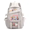 Mochila de mercancía del anime Magical Girl Madoka Magica Kuubi, con Madoka Kaname y Akemi Homura, una mochila escolar estilo 2D para niñas