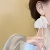 Pendientes Florales Menta Mambo para Mujer Primavera Pendientes Elegantes de Borla de Gama Alta Pendientes con Sentido de Diseño Nuevo 2025