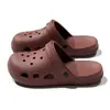Zapatos para Mujer con Suela Gruesa de EVA, Textura de Lichi y Agujeros, Verano, para Casa, Antideslizantes, Transpirables, para Exteriores, para Cruzar Agua, Zapatillas de Jardín para Mujer