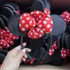 Diadema Linda Diadema Rocío de Estrella Diadema de Orejas de Conejo de Peluche Niña Mickey Minnie Diadema de Moño Infantil