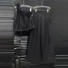 Llegada Nueva Verano 2026 Conjunto de Moda con Flores 3D para Mujer Top Corto de Un Hombro Nicho + Pantalones Casuales de Pierna Ancha