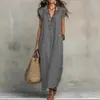 Sitios Web Independientes Europeos y Americanos Amazon Aliexpress Vestido Largo de Verano y Primavera 2026 con Mangas Acampanadas Estilo Bohemio