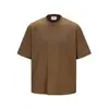 Nanxia Disguise 2026 Verano Nuevo Estampado Creativo Cuello Redondo Manga Corta Camiseta para Hombre Marca de Moda Camiseta Básica de Media Manga