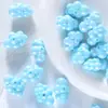 Contas Acrílicas Fofas de Nuvem Galvanizadas Alto Brilho com Furo para Correntes de Celular Joias Artesanais DIY Materiais de Contas Soltas