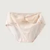 Pantaletas de Algodón Lyocell con Estampado Floral Dulce Estilo Japonés para Niñas con Lazo Lindo, Transpirables, Calzón con Entrepierna Antibacteriana 10A