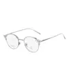 T22053 armazón de gafas de moda para negocios de semititanio para hombre, armazón de gafas de miopía de alta calidad, se puede equipar con graduación, venta al por mayor, armazón de alambre de ceja
