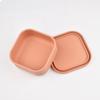 Lonchera de Silicona de Grado Alimenticio que se Puede Calentar en Horno de Microondas, Caja de Almacenamiento Crisper, Mini Lonchera Sellada