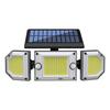 Iluminação Externa para Parede de Casa, Parque, Rua, Luz de LED com Sensor de Movimento, Luz Solar para Jardim Externo