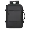 Mochila para laptop de executivo para viagens de negócios transfronteiriças, nova mochila de negócios minimalista de cor sólida, mochila casual para estudantes universitários