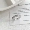 Anillo Abierto de Diamante Color Oscuro Barroco Dulce Fresco Moda para Mujer, Estilo Ins Minimalista Nicho Personalidad Anillo de Gama Alta