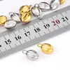 Pingente de Carambola Tridimensional em Aço Inoxidável Pulseira Simples Colar Pequeno Charme Acessórios de Joias da Moda DIY Materiais Artesanais