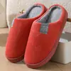 Pantuflas de algodón de felpa gruesa con suela gruesa para invierno para parejas en interiores, pantuflas peludas cálidas y cómodas para el hogar antideslizantes
