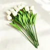 Mini Tulipa Artificial de PU Estilo Ins Flor Artificial Única para Decoração de Casa, Casamento, Decoração de Hotel e Adereços de Fotografia